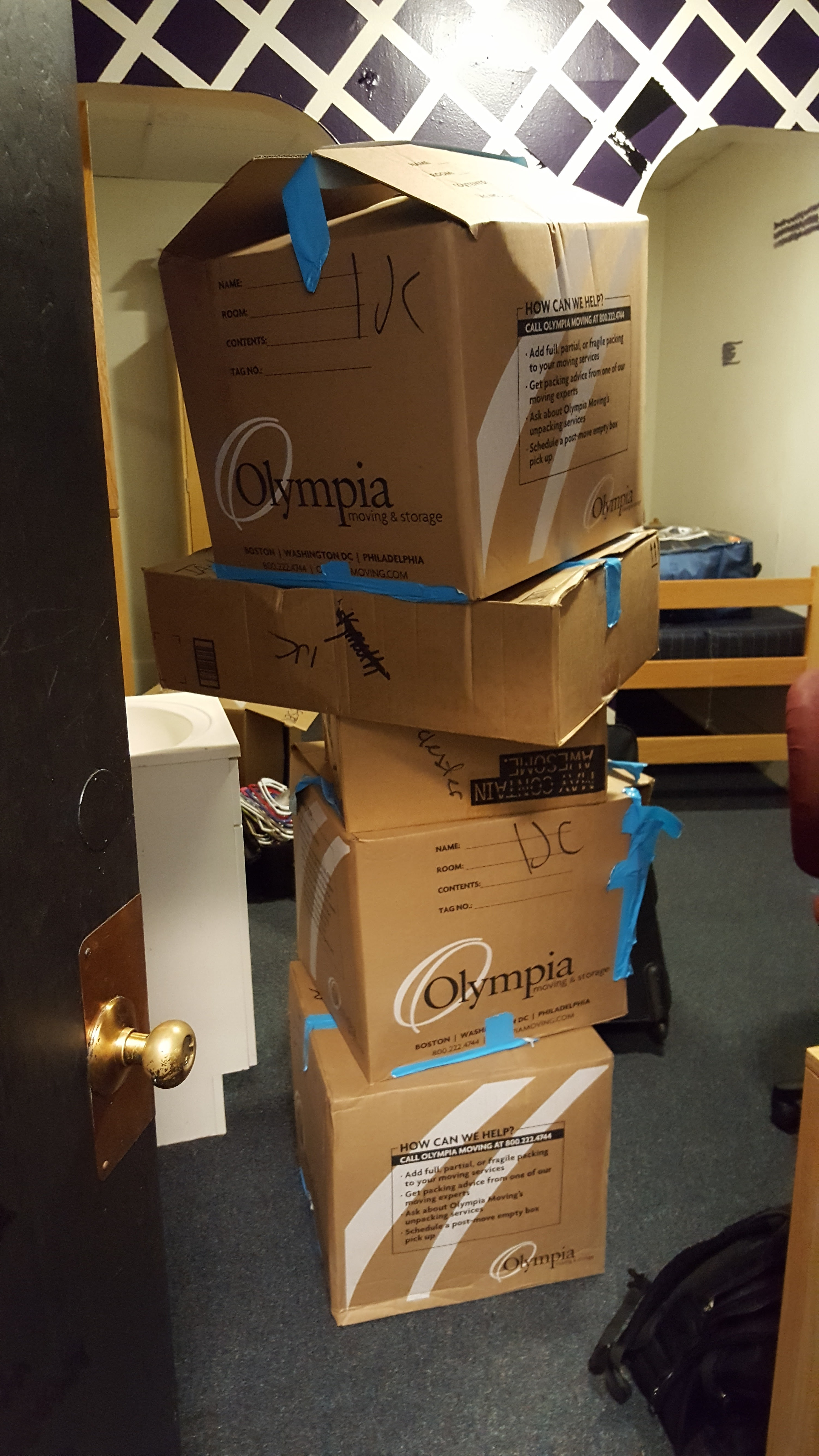 Stack of boxes