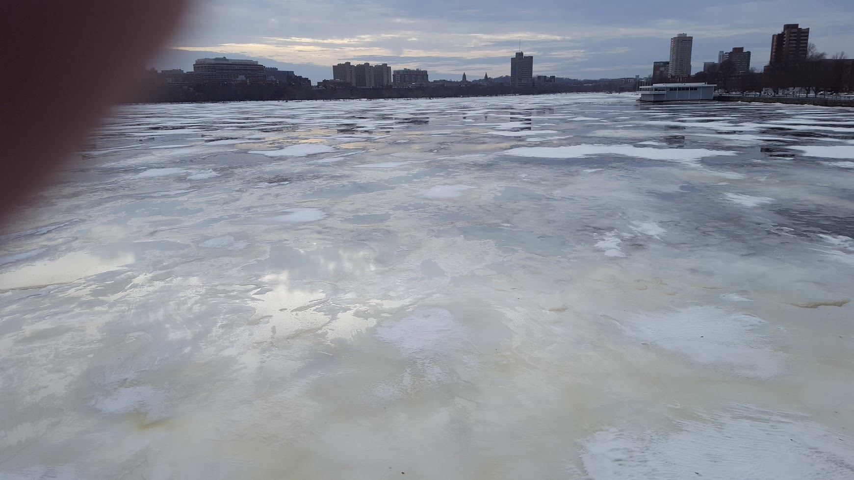 Icy river