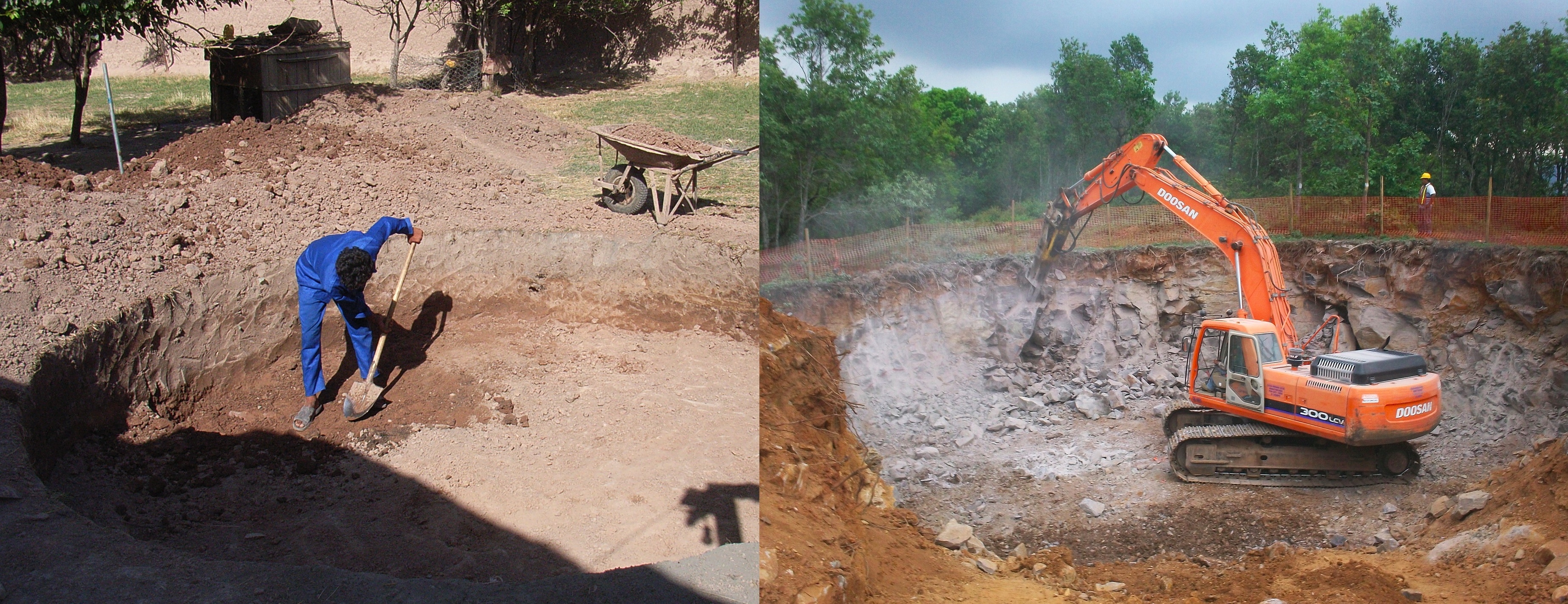 Shovel vs. Excavator